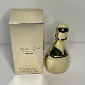 Halston Woman AMBER Eau De Toilette 1.7oz/50ml Spray - NEW IN BOX